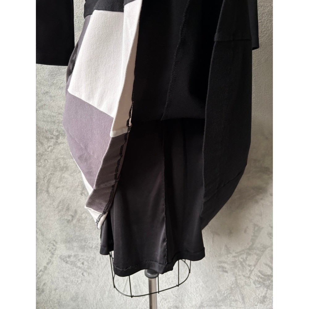 Boden Dress 6 Black Colorblock Fit Flare Mod Professional Office Retro Stretchy - Picture 12 of 13